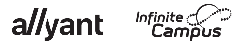 Allyant and Infinite Campus logos